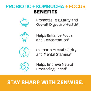 Probiotic + Kombucha + Focus