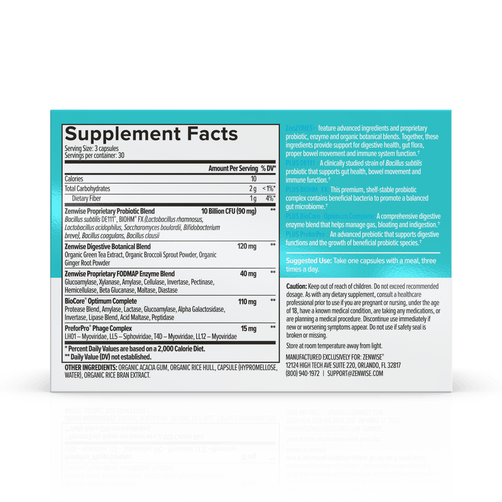 Zenwise Products 90 ZenZYMES+™